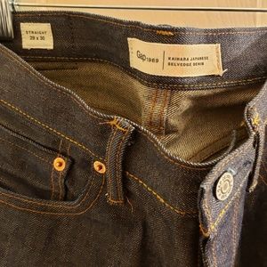 GAP Selvedge Straight Jeans - NEW! (W/o Tag) 29W